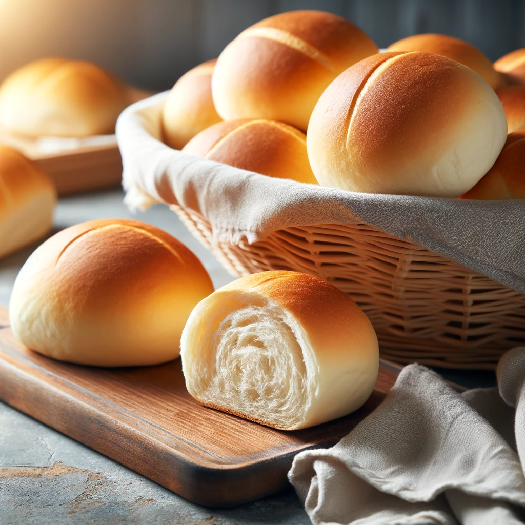 Simple bread rolls